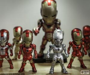 yapboz Iron Man figürleri